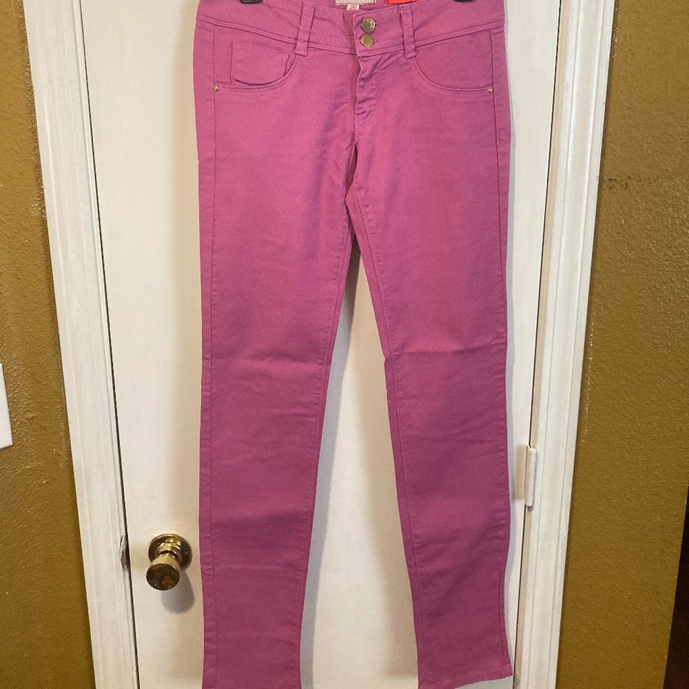 MET women's size 26 durable stretchy gold hardware H-ANGEL highwaisted jeans NEW